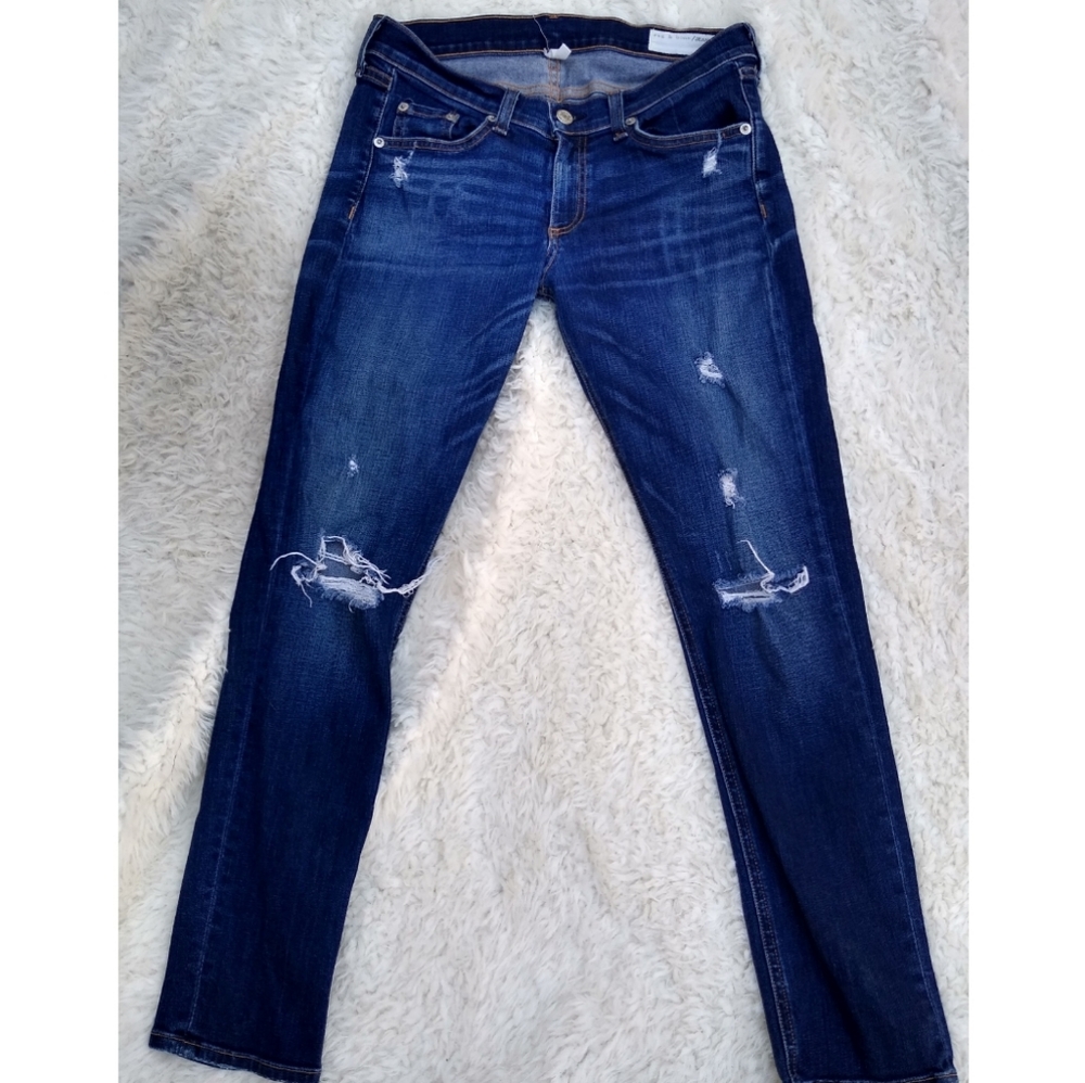 Rag & Bone Dre Distressed Jeans 28